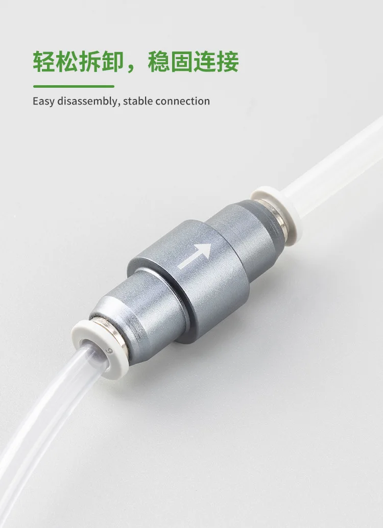 حوض السمك CO2 صمام الاختيار المعدني إدراج سريع 4*6 مللي متر CO2 أنبوب الغاز صمام الاختيار مولد CO2 صمام تخفيض الضغط الملحقات #4