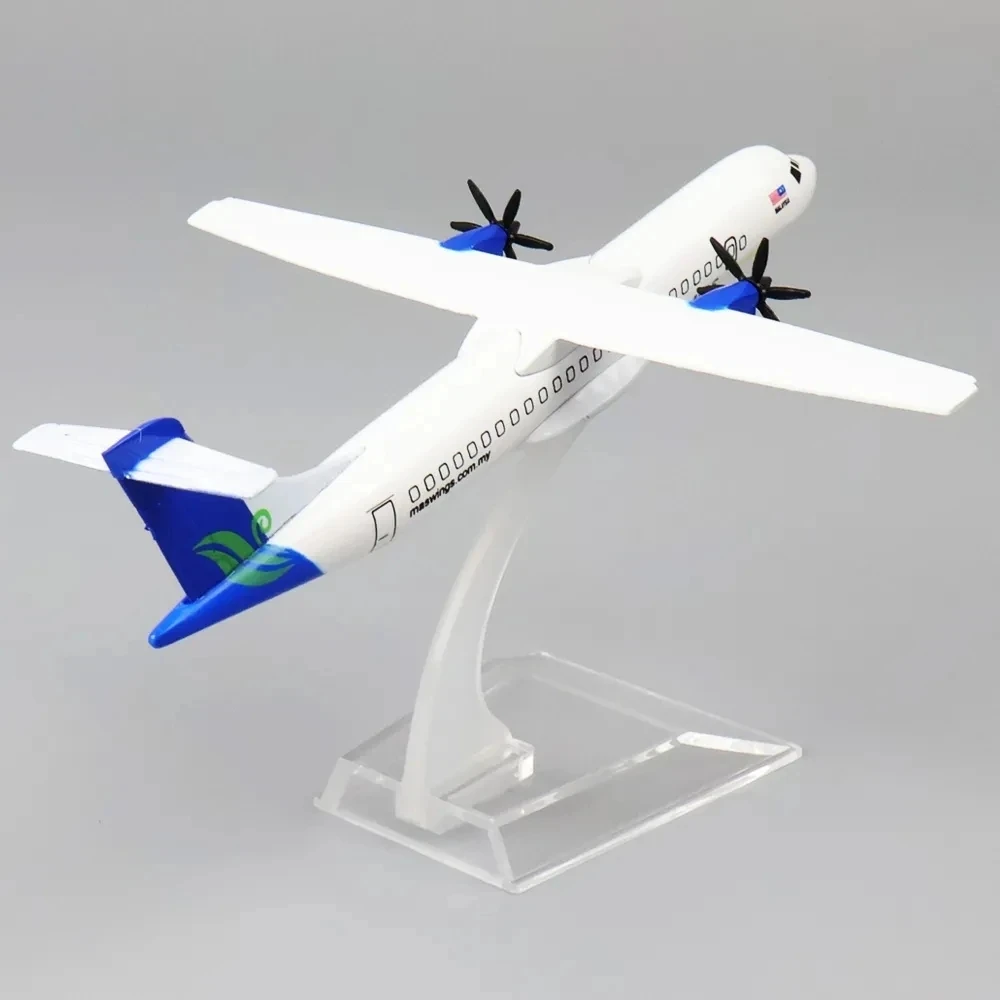 Model Aircraft Die-Cast Metal 16cm 1:400 East Malaysia Atr Alloy Model Miniature Ornament Collector\'S Item Toy Birthday Gift