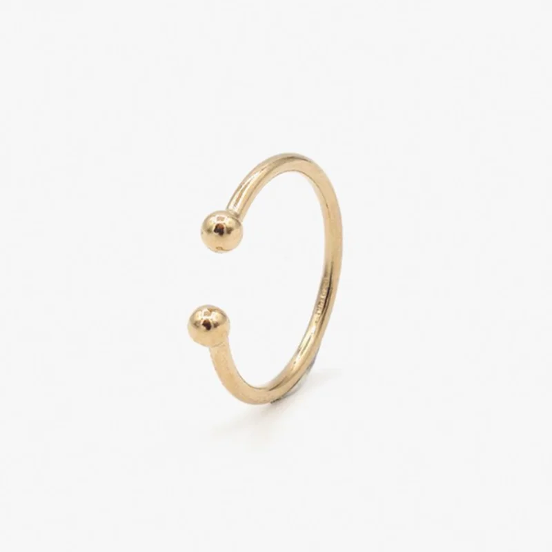 Tarnish Resistant 14k Gold Filled Adjustable Stacking Plain Ring Boho  Jewelry Rings For Women Hypoallergenic Jewelry