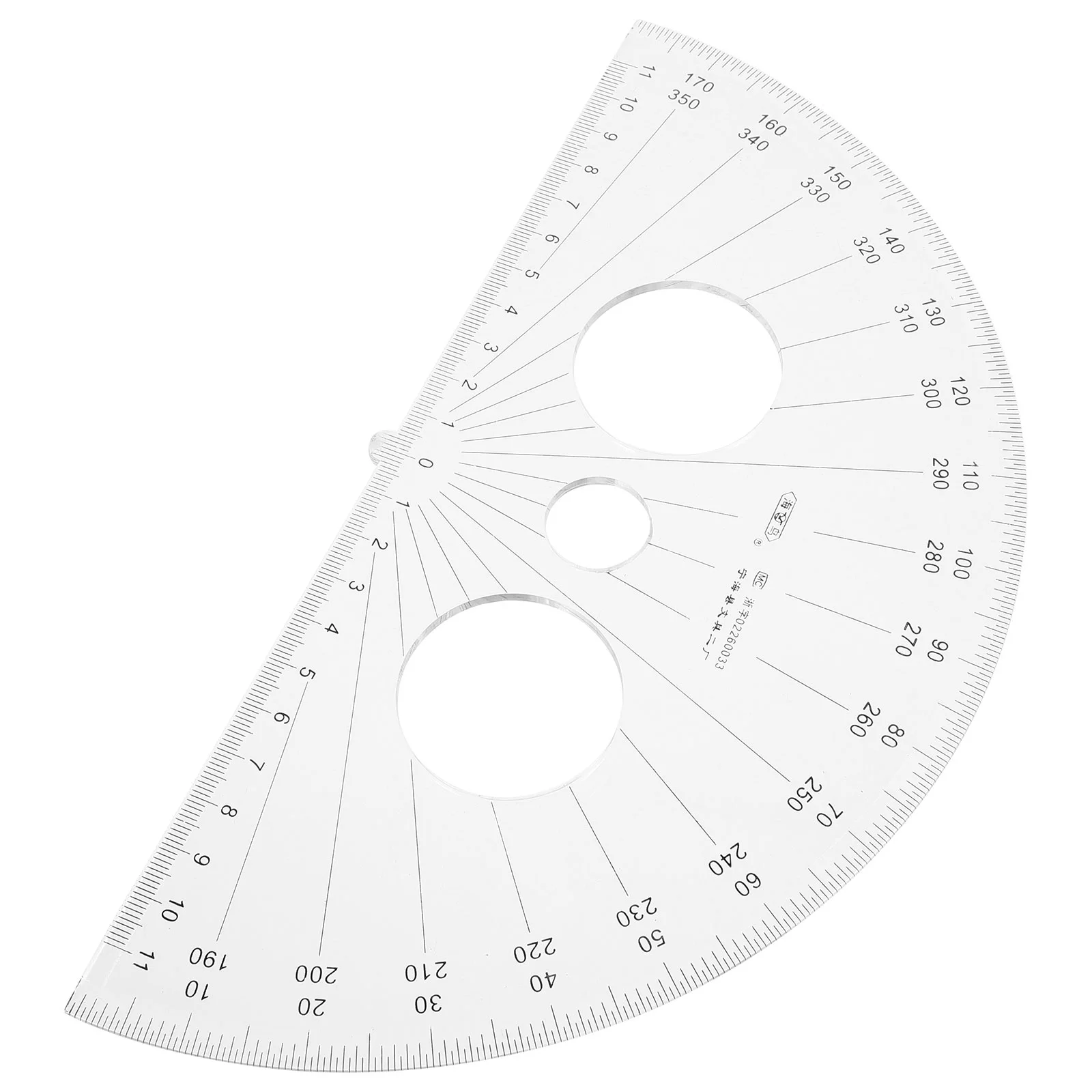 Cinta métrica Metro Semicírculo Transportador Estudiante Papelería Matemáticas Geometría Triángulo Transparente