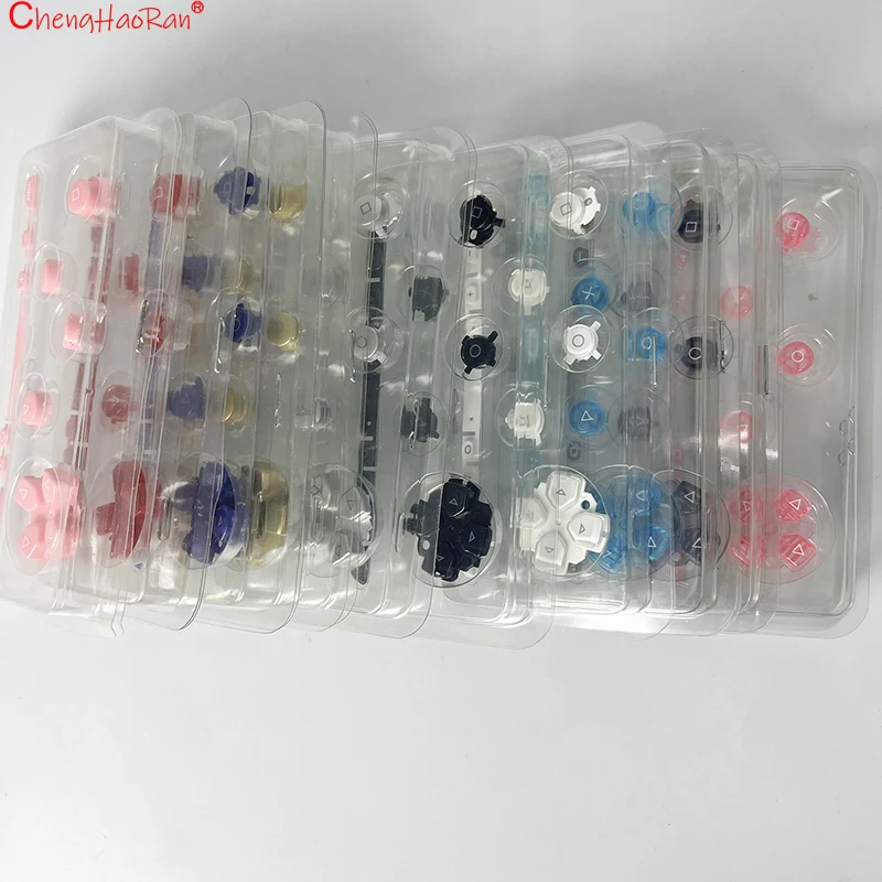 ChengHaoRan 1Set Repair Parts Left Right ABXY Select Start Home Button Kit Replacement For  PSP 1000 Game Console