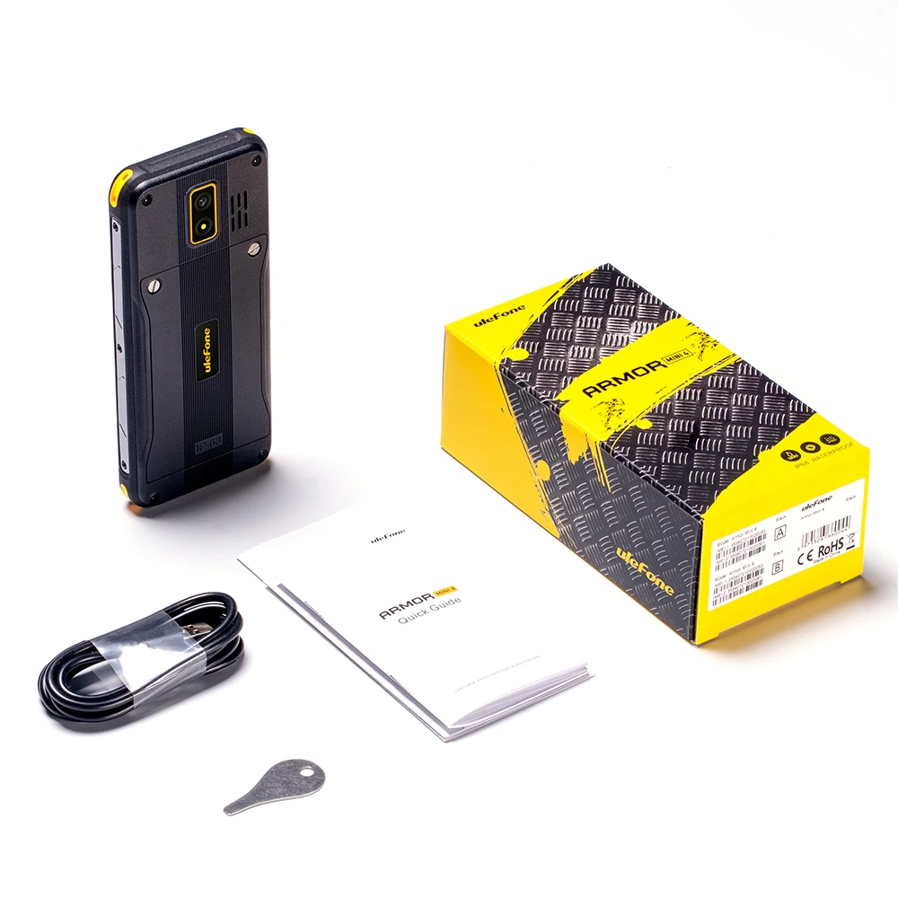 Ulefone Armor Mini 4 Rugged 64MB RAM 128MB ROM 2.8 inch Unisoc T117 2MP Rear Camera 2100mAh Battery 4G Global Version