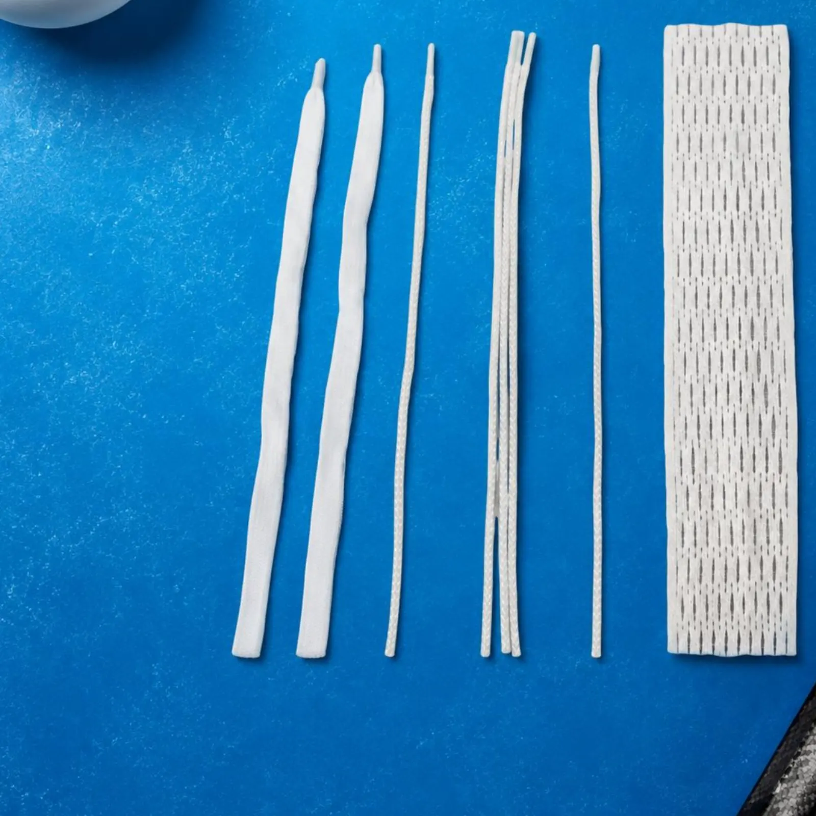 Lacrosse Stick Mesh Woven Lacrosse Net Cord Stick Mesh Mesh Long-Lasting Stringing Supply Pre-Cut for Game, Training