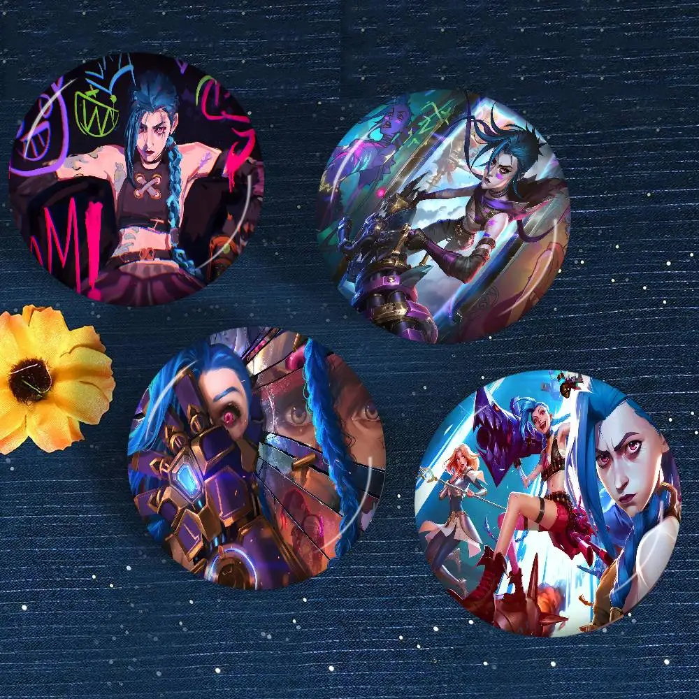 Arcane L-League O-Of L-Legends Creative Tinplate Soft Button Pins Animal Icon Brooch Lapel Backpack Badge Accessories Pin