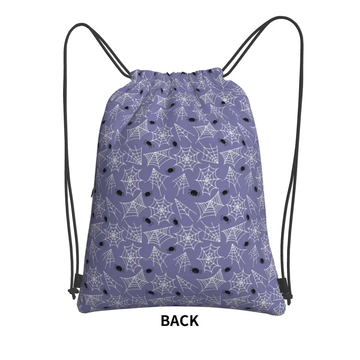 Halloween Black Cat Spider Gothic Witch Backpacks Casual Drawstring Bags Sports Bag Book Bags for Man Woman School