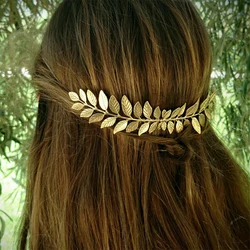 Fashion Jewelry Vintage Hair Clip Silver Color Gold Color Punk Leaves Comb Hairpins Women Girls Party Accessories Alloy Clip Hai