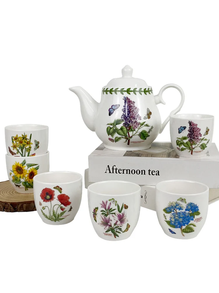 

Exquisite Bone China Coffee Cup European Floral Garden American Sle Tea Set for Office ternoon Tea Engli Sle