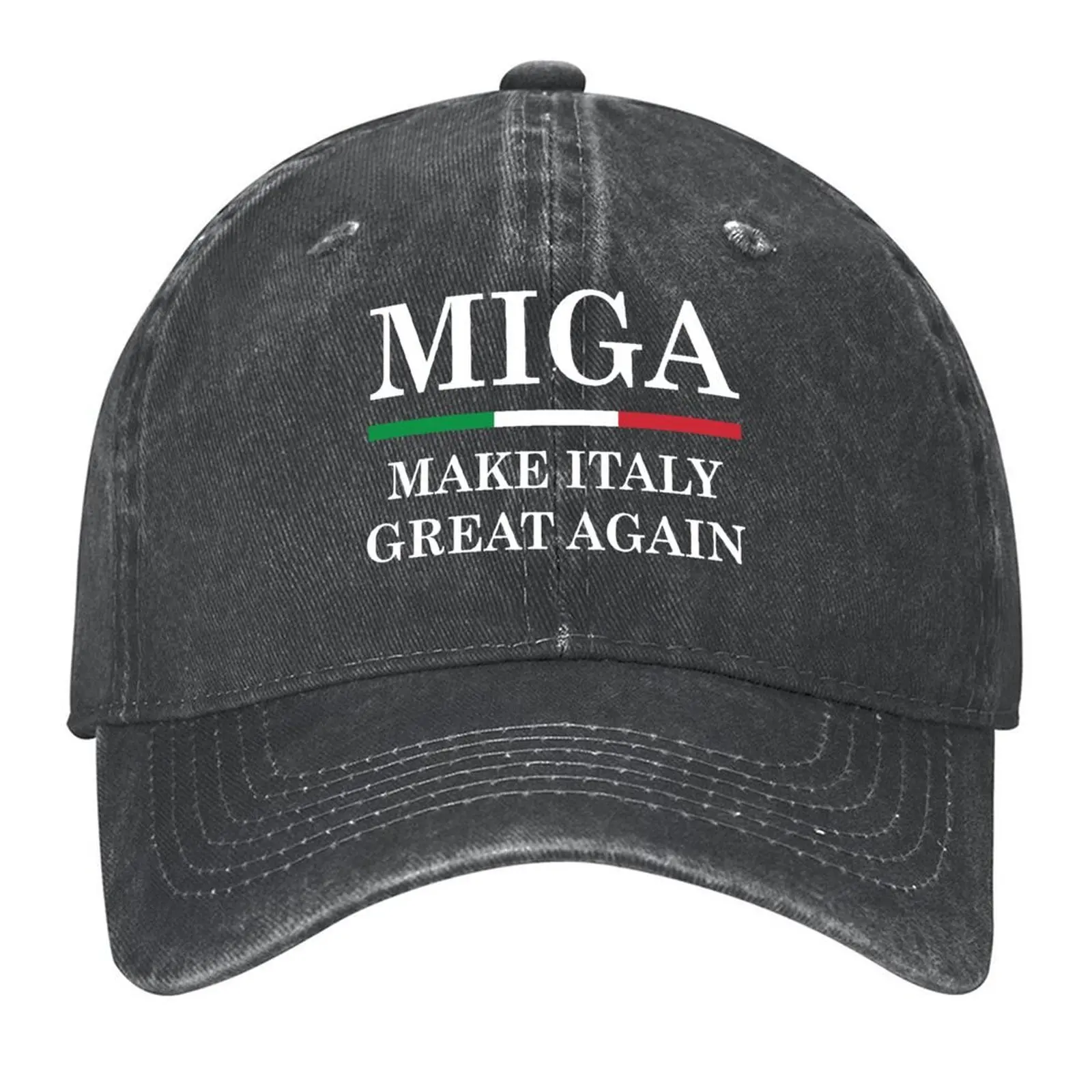 Make Italy Great Again - Gorra de béisbol MIGA, sombrero de papá, sombrero para el sol, sombreros con visera térmica para hombres y mujeres