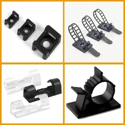 Wire arrangement Cable Tie Mounts Cable Clips Clamp For Wire Adjustable Cable Mount Fix Cable Tie Holder Clips Cable Organizer