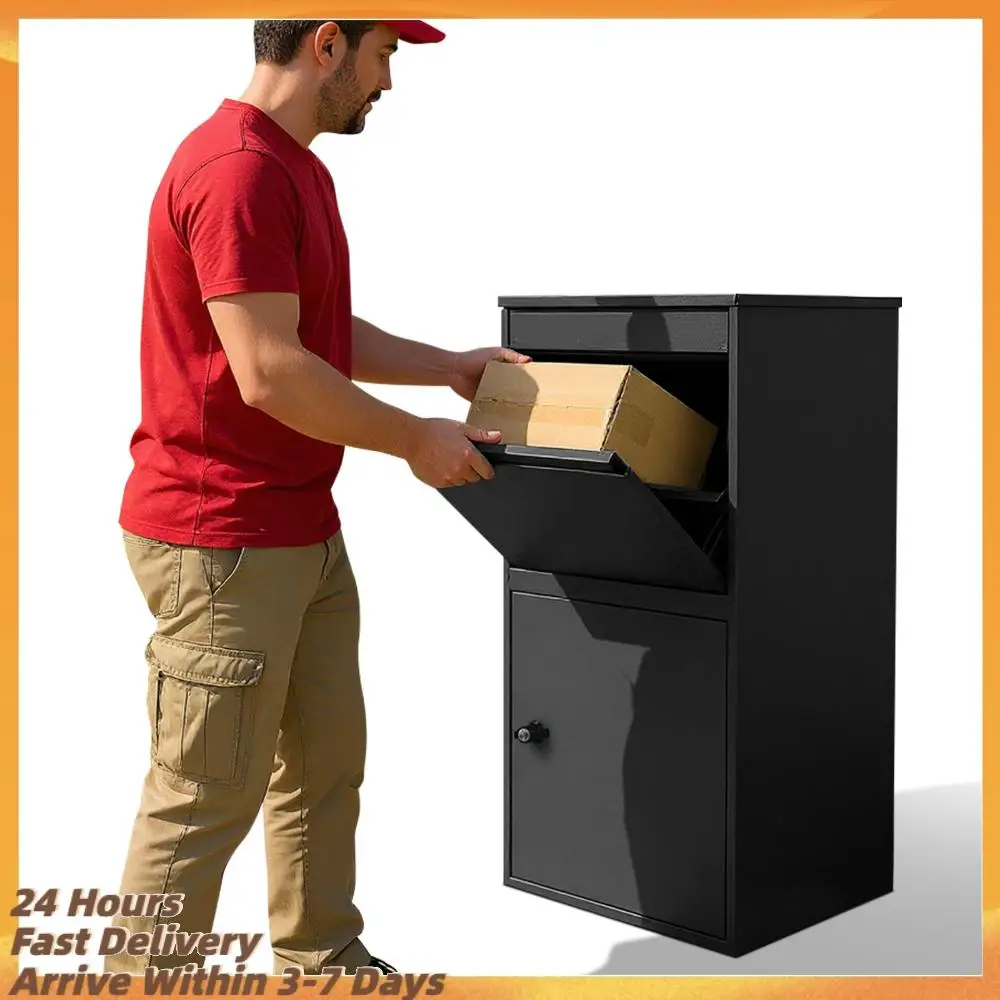 

Package Delivery Box Anti-Theft Parcel Drop Box Extra Large with Lock for House Porch Curbside