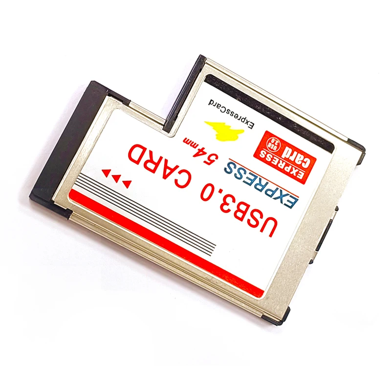 NEC Chip ExpressCard Laptop Express 54mm Slot to Dual Ports USB3.0 Express Card Adapter 5Gbps USB HUB Converter for PC Computer