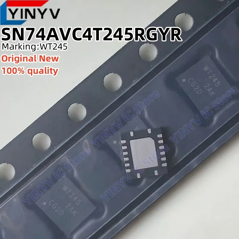 10Pcs SN74AVC4T245RGYR Marking: WT245 QFN-16 SN74AVC4T245 4-BIT DUAL-SUPPLY BUS TRANSCEIVER Original New 100% quality