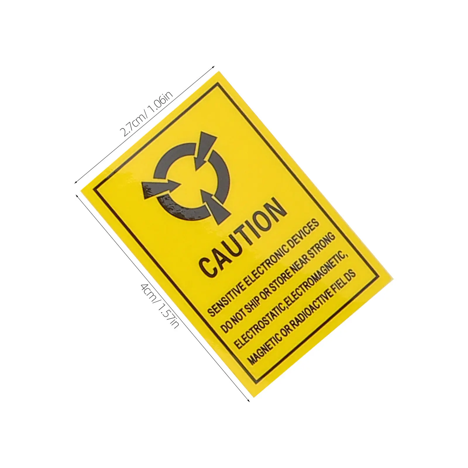 1000Pcs Anti-Static Self Adhesive Labels Clear Tamper Stickers for Electronics Packaging Warning Safety Seal for Industrial Use view 6