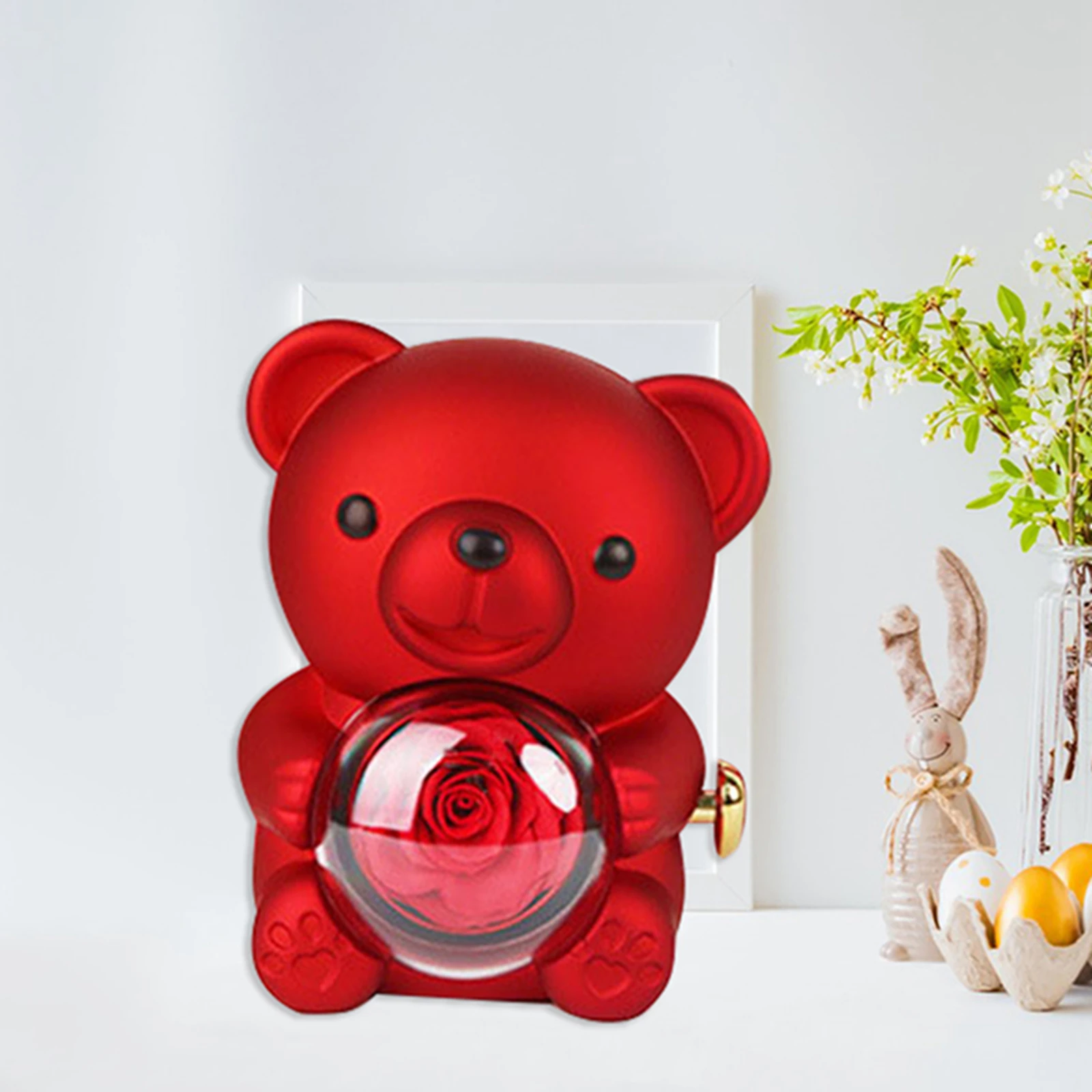 Oso de Rosas Preservadas con A - Flower Preservation Resin reseña y precio