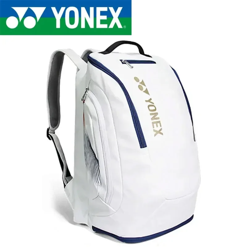 Bolsa para raqueta de bádminton Yonex, mochila de gran capacidad, a la moda, para hombres y mujeres, bolsa deportiva impermeable para entrenamiento y competición