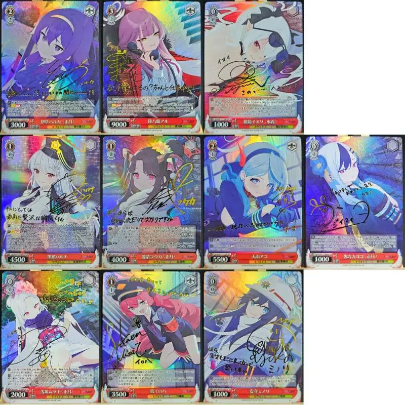 Anime Goddess Story DIY ACG Weiss Schwarz Refraction Collectible Card Chiori Mikami Sawako Kitami Toys for boys Birthday Present