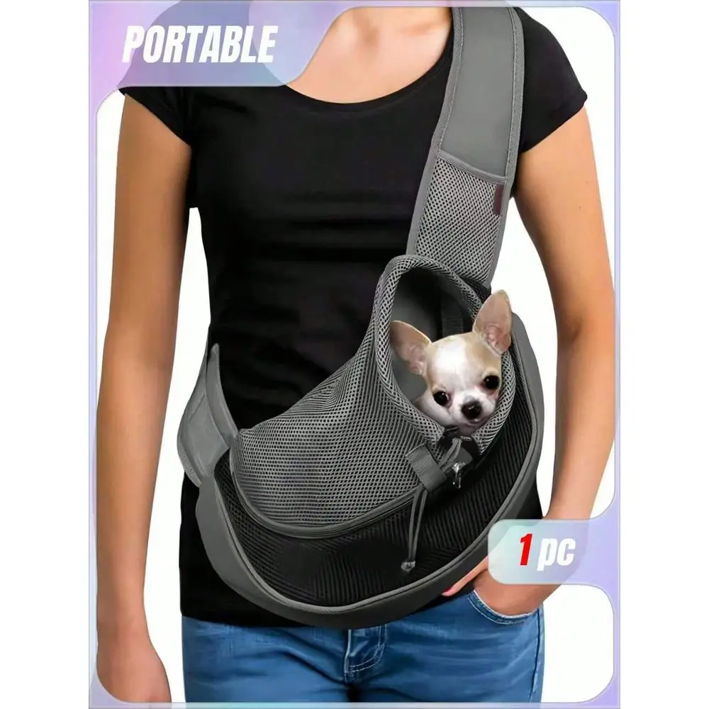 

PC Pet Dog Sling Carrier Breathable Mesh Travel Sling Bag Carrier For Dogs Cats Cat Carrier Cat Bag