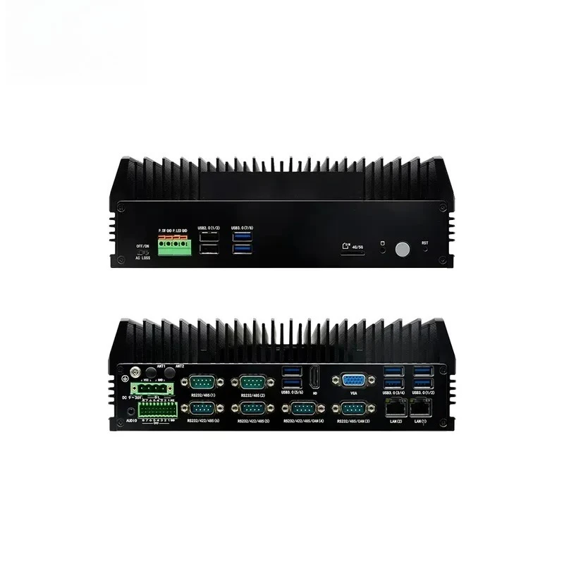 Industrial computer LGA1151 6/8/9th generation 8 DI 8 DO 6 COM 11 USB HD VGA 4K 9-36V DC 5G M.2 embedded computer