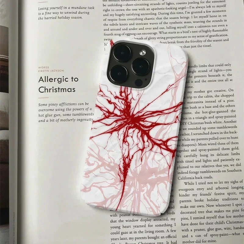 

Уникальный чехол для телефона Red Nerve с рисунком и белым фоном для iPhone 17, 16, 15, 14, 11, 12, 13 Pro Max Air Plus, задняя крышка