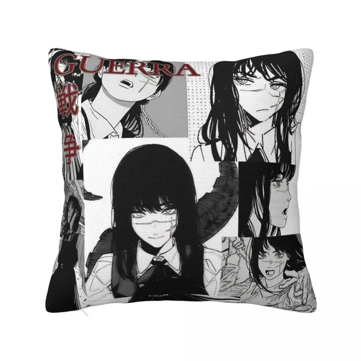 Yoru Chainsaw Man War Devil Pillow Cases Japanese Manga Cushion Covers Customized Decorative Pillowcover for Home 40*40cm