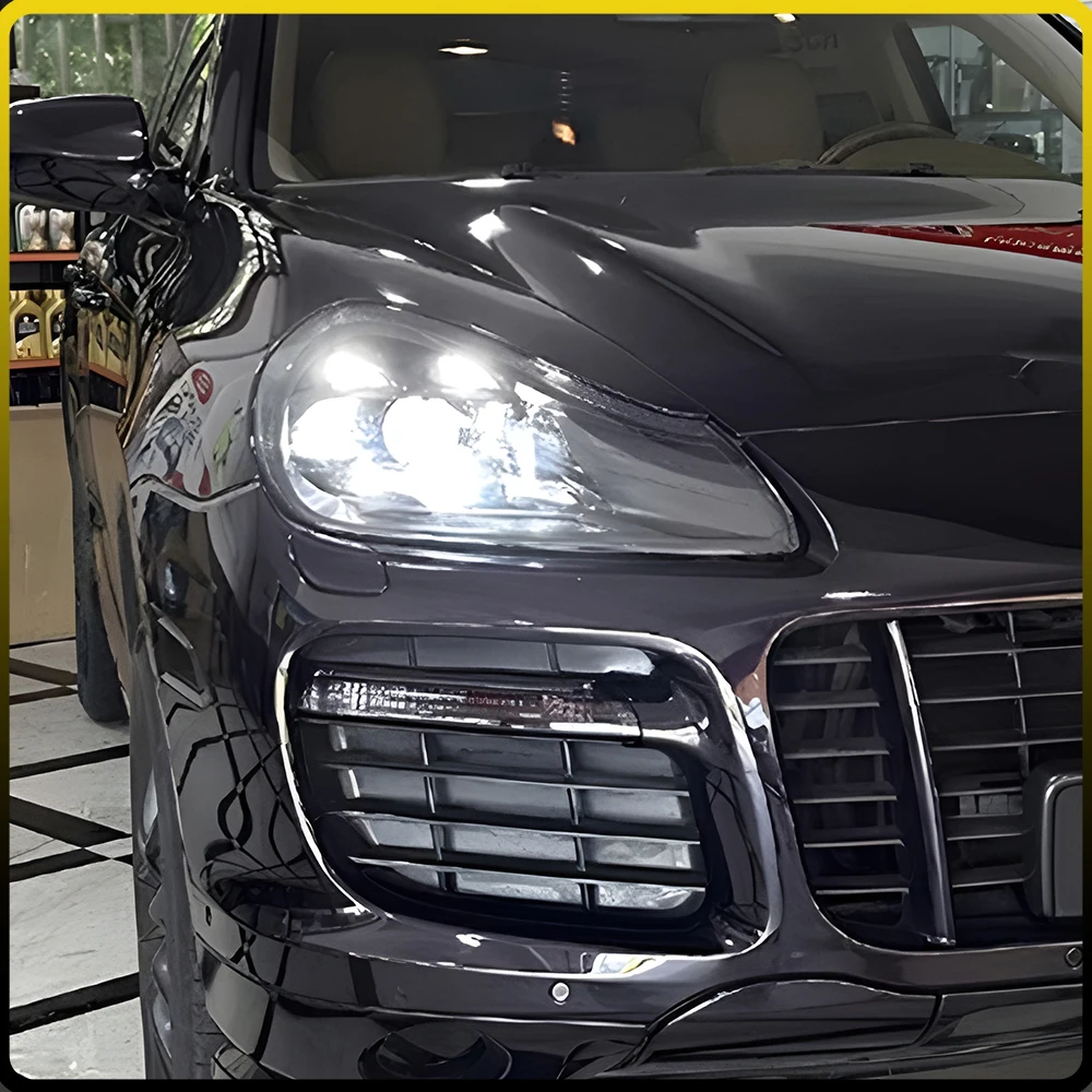 For Porsche Cayenne 957 2007-2010 LED Auto  Upgrade 2021 Headlights Assembly Projector Lens Car Tool Accessories Plug and Play - view 4