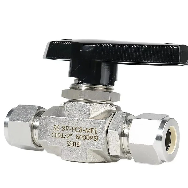 

Шаровой кран из нержавеющей стали 6000 фунтов на кв. дюйм / 3000 фунтов на кв. дюйм, для газа, размеры 1/8, 1/4, 3/8, 1/2 дюйма