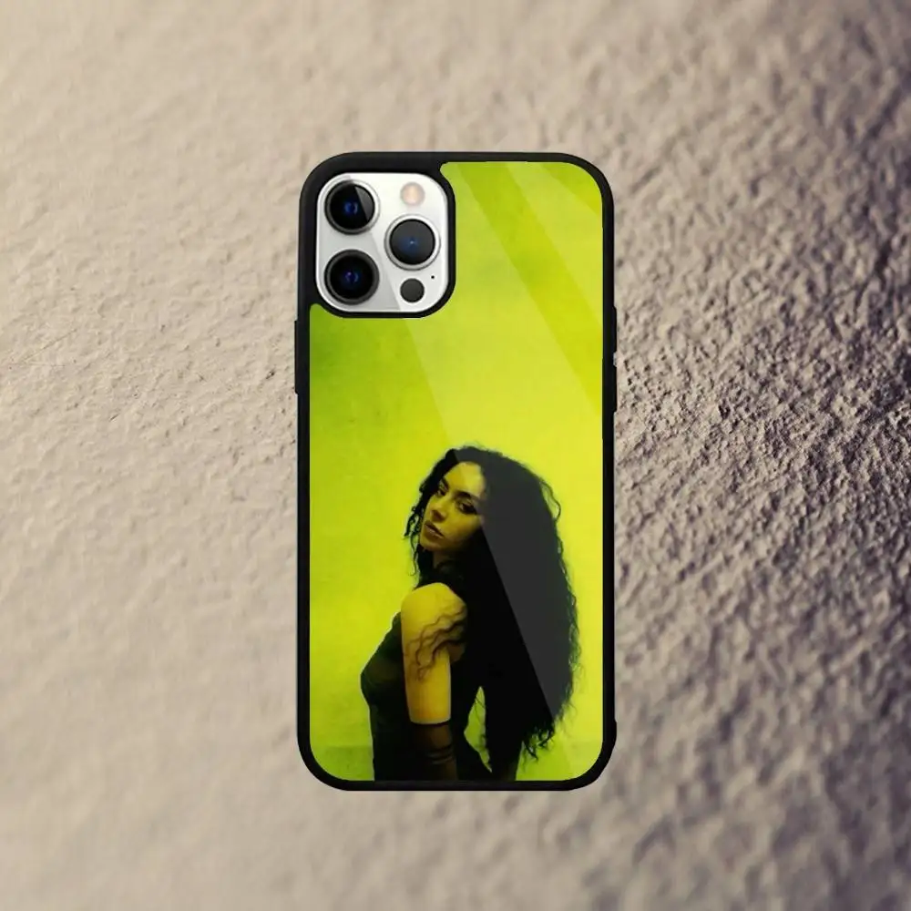 حافظة هاتف Charli XCX Brat لهاتف iPhone 17,16,15,14,13,12,11,Pro,Max,Plus,Mini,SE4,E شحن لاسلكي Magsafe مغناطيسي