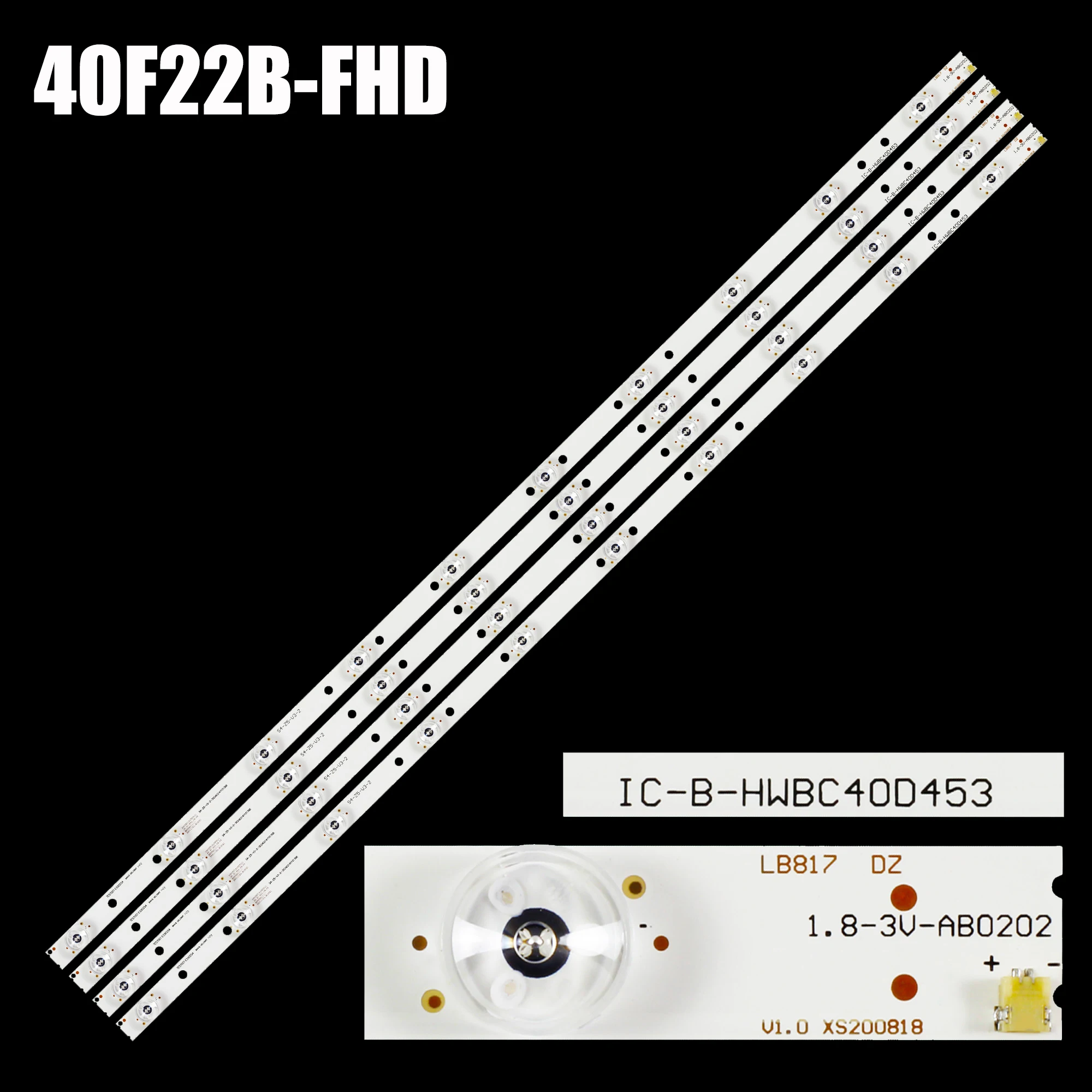 1/5/10 set LED strip For V400HJ6-PE1 40/233I IC-B-HWBC40D453 40/233FDVD 40/233I-GB-5B2-FHBKUP-EU 40/234I-GB-5B-FHBKUP-EU