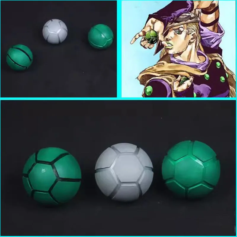 Anime Bizarre Adventure Steel Ball Run Iron Ball Gyro Zeppeli Cosplay Props Halloween Carnival Costume Accessories Party Gift