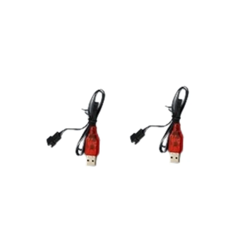 

R37 Robot Dog Spare Parts Battery 7.4v 500mAh USB Cable 4-in-1 Charging Cable For: R37 RC Dog Battery Original Accessories