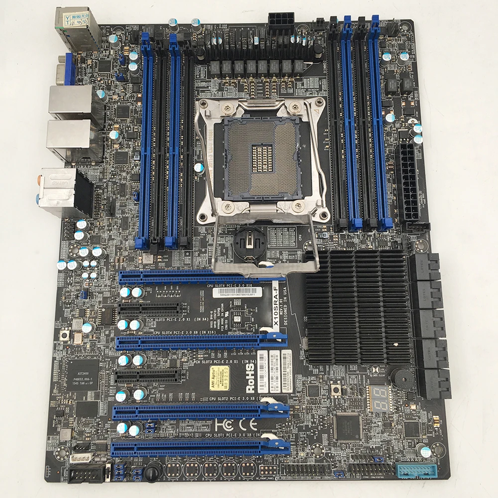 X10SRA-F Workstation Motherboard Support E5-2600/1600 V4/V3 i7 DDR4 PCI-E 3.0 SATA3 LGA2011