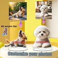 1 ud./10 unidades. Soportes de fotos acrílicos personalizados, personaliza tus personajes favoritos, amantes, fotografías de mascotas familiares, escritorios, familias y otos.