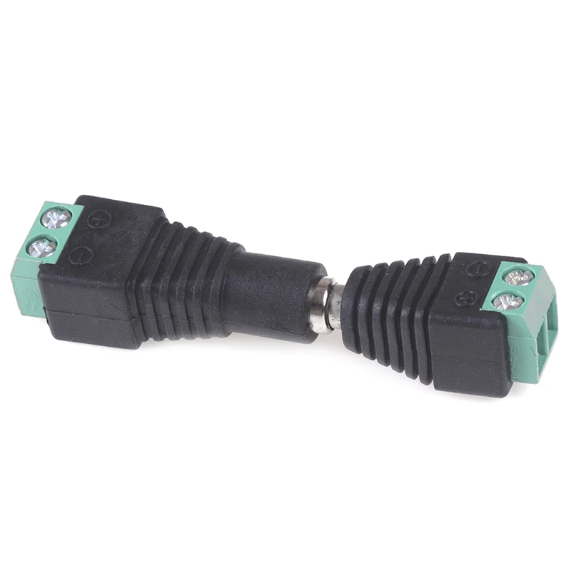 Conector do adaptador macho e fêmea Plug Jack, 2.1x5.5mm, 5 pares