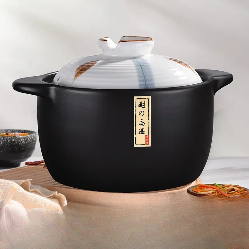 7L Soup Crock pot Casserole dish Chinese medicine pot Clay pots for cooking Slow cooker Ceramic cookware Casserole Cooking pot