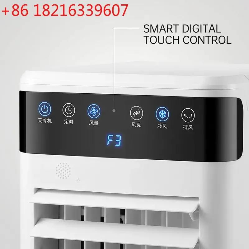 YAO Portable Desktop Air Conditioner Fan with Water Cooling and Humidification for Home Dormitory Office Personal Mini AC Cooler