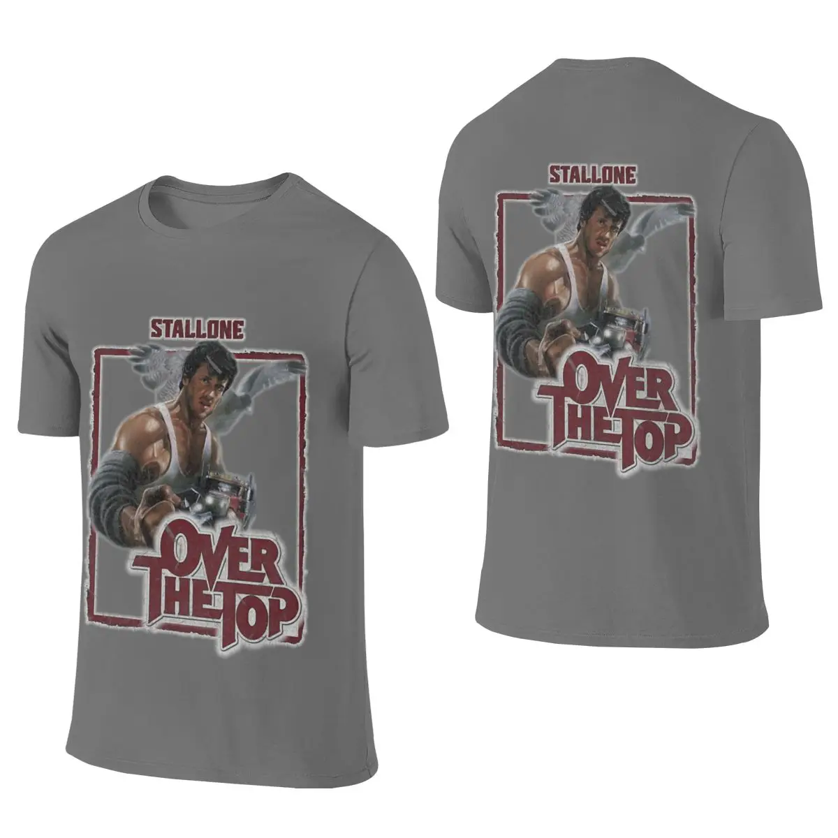 Over The Top Dropped Shoulder Reversible T-shirt Basic Commuting Clean Surface Shirt