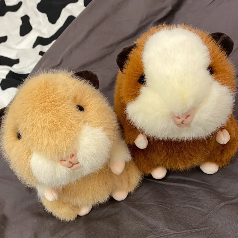 25cm bonito cobaia brinquedos de pelúcia macio recheado dos desenhos animados simulação animal boneca realista ratos brinquedo peludo travesseiro crianças presentes natal