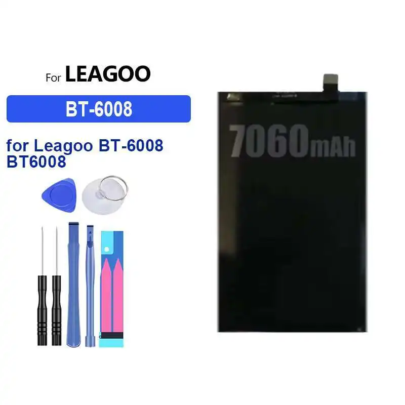 

Долговечный аккумулятор мобильного телефона для Leagoo BT-6008 BT6008, 7000 мАч, замена премиум-класса