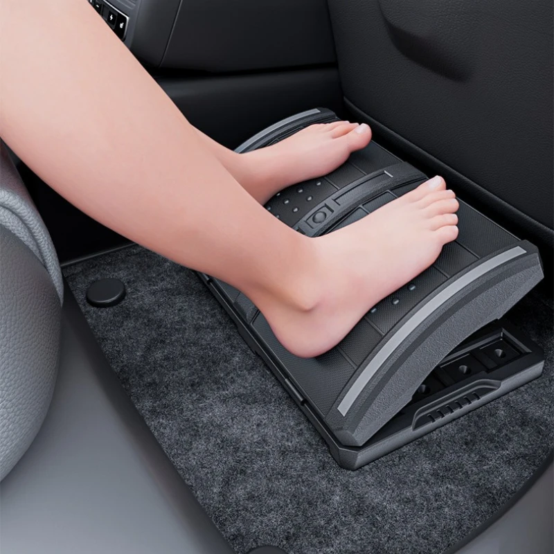 Universal Car Seat Leg Rest Support Extension Adjustable Rear Seat Rest Foot Pedal Automobile Foldable Interior Accessories