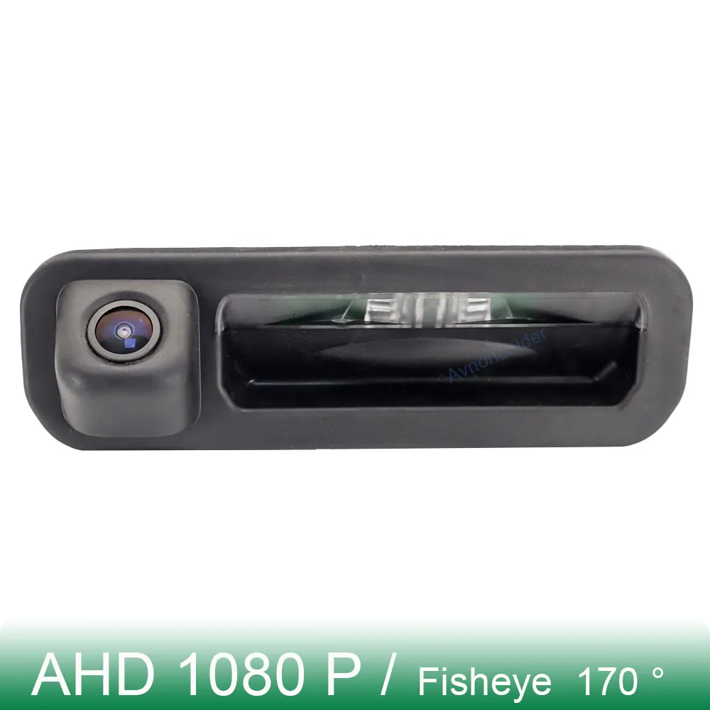 

AHD 1080P 170° FishEye Vehicle Truck Handle Rear View Camera For Ford Focus Hatchback Sedan Mondeo 3 Titanium 2012 2013 HD CCD