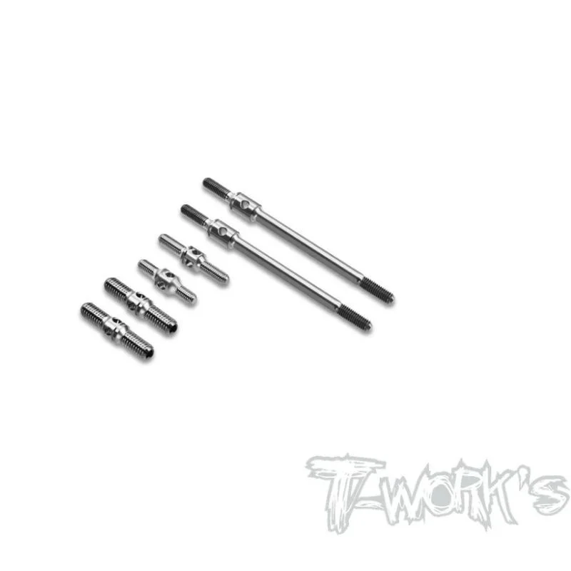 Original T Works TB-MRX7 64 Titanium Turnbuckle Set ( For Mugen MRX-7 ) Rc Tool