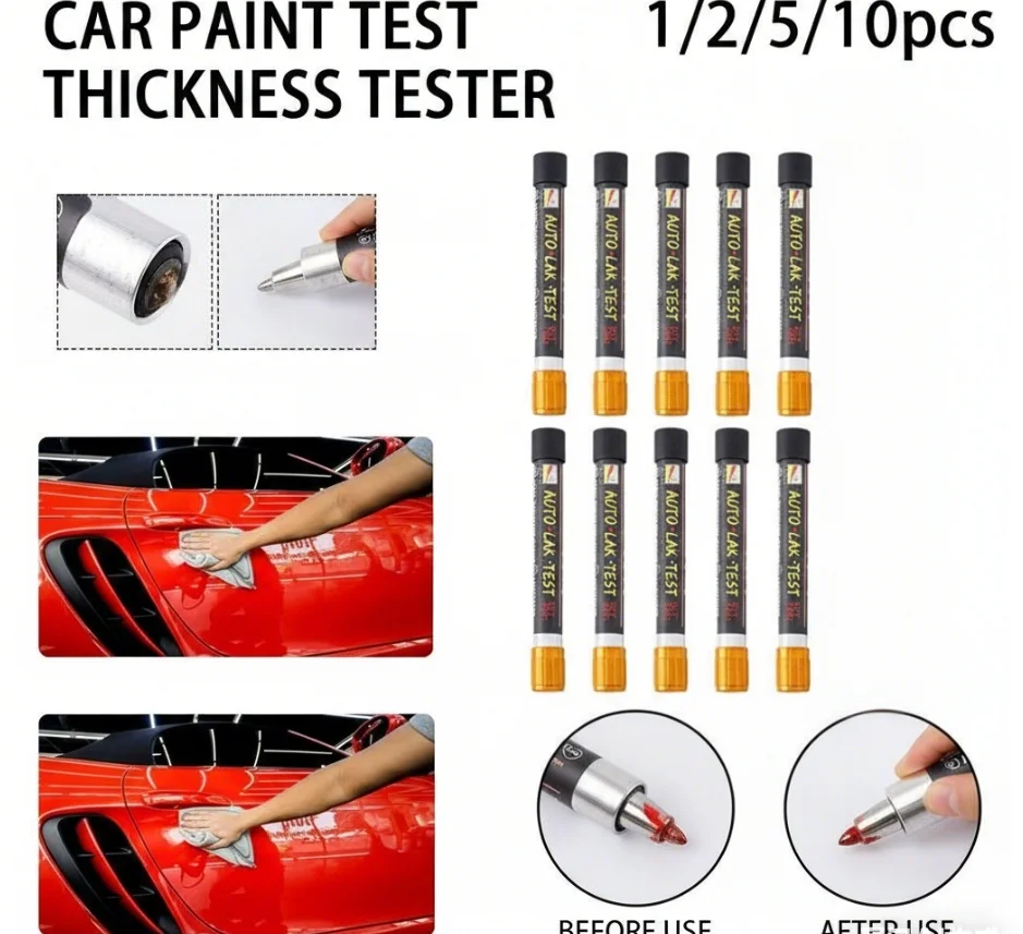 Automotive Car Paint Thickness Tester Pen Magnetic Coating Film Gauge for Car Coating Quality Control