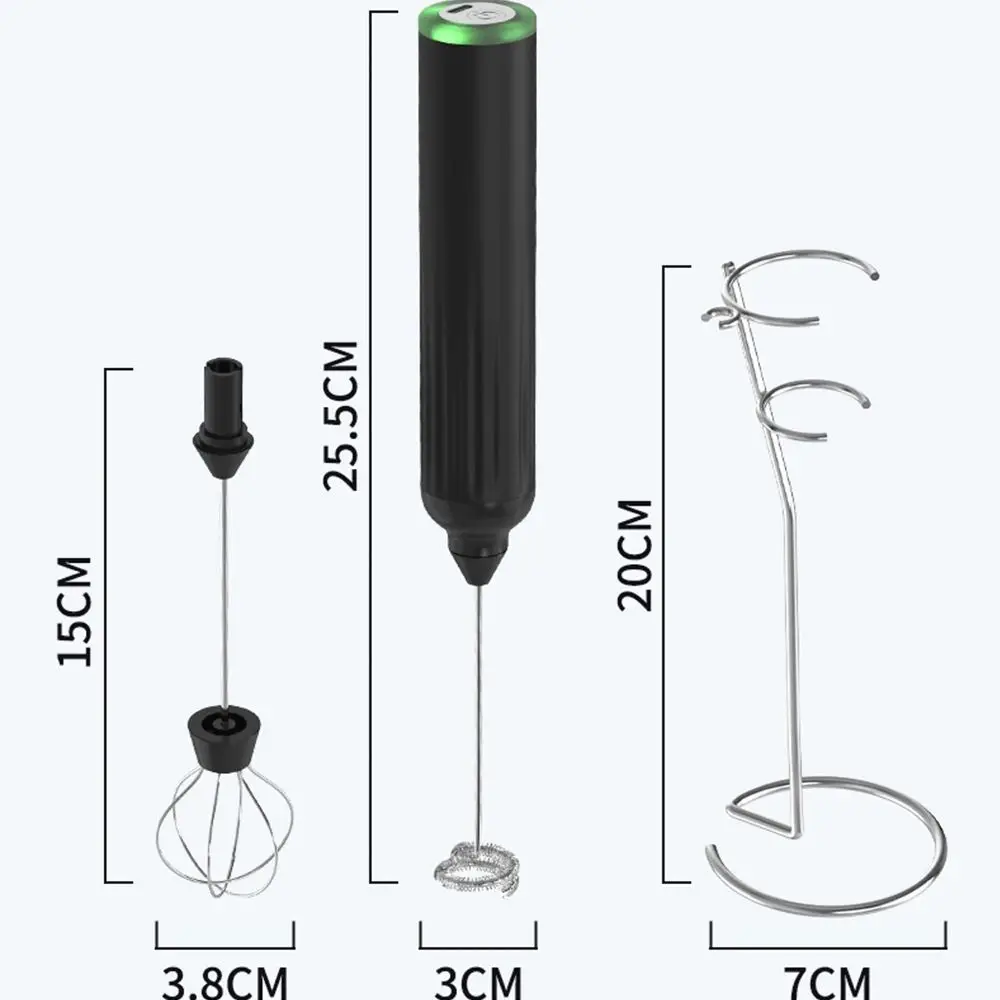 전기 우유 거품기 USB 충전식 무선 우유 거품기, 커피 거품기 믹서, 계란 비터, 미니 거품 손잡이 교반기, 3 속도