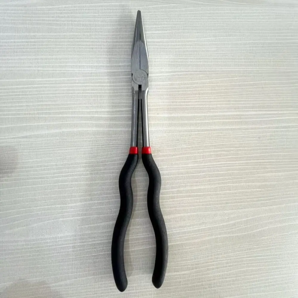 For For Shile 11 Inch Long Needle Nose Pliers Set Extra Reach Bent Tip Precision Hand Tool For Automotive Maintenance