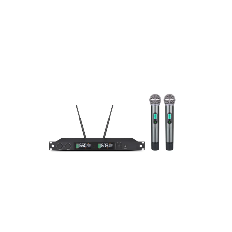 Wireless microphone, one to two anti howling U-segment home karaoke KTV professional stage performance microphone