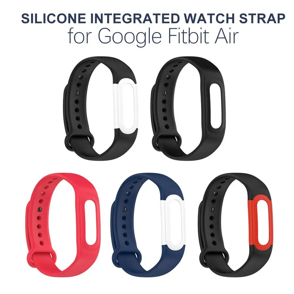 Silicone Protective Band For Google Fitbit Air Unibody Bumper Strap Shockproof Sports Wristband Ventilated Breathable Accessory