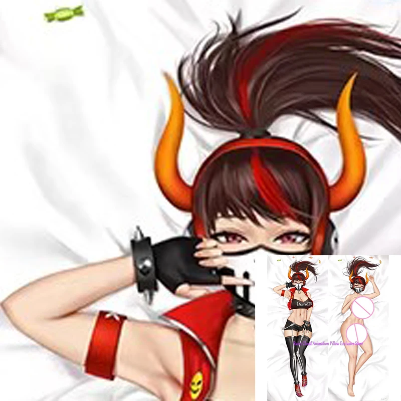 

Dakimakura Anime Pillow Cover Beautiful Girl Double Sided Print 2Way Cushion Bedding