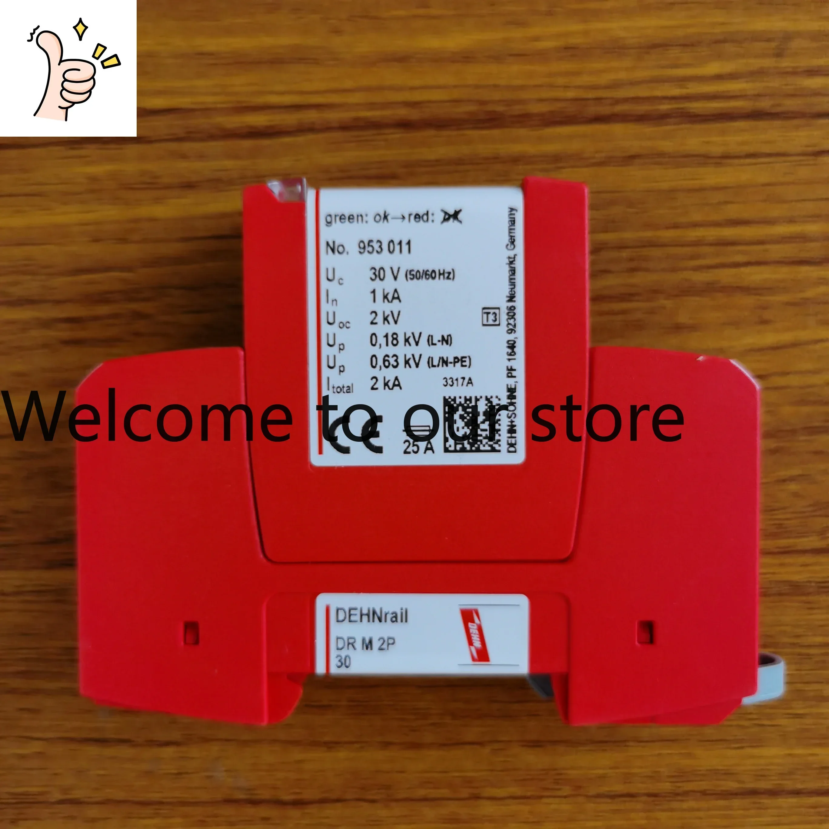 

2026.4 DEHN German Shield DB M 1 320 Lightning Stray Surge Protector 961130 Original Special Offer