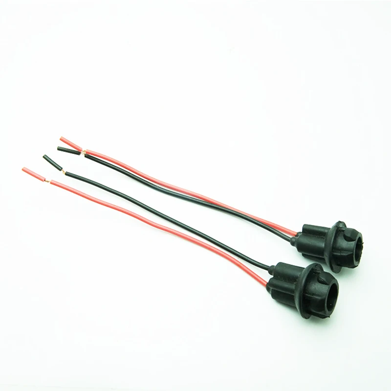 1-10Pcs T10 W5W 168 194 Car Lamp Base Socket Marker Instrument Light Connector Wiring Harness Bulb Holder Adapter Extension Line