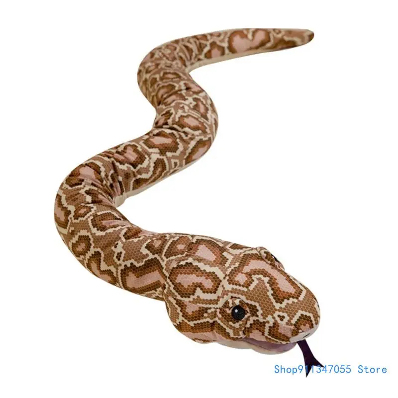 Oversized Snake Stuffed Toy Halloween Handcrafts Party Pranks Gift for Kids Drop shipping